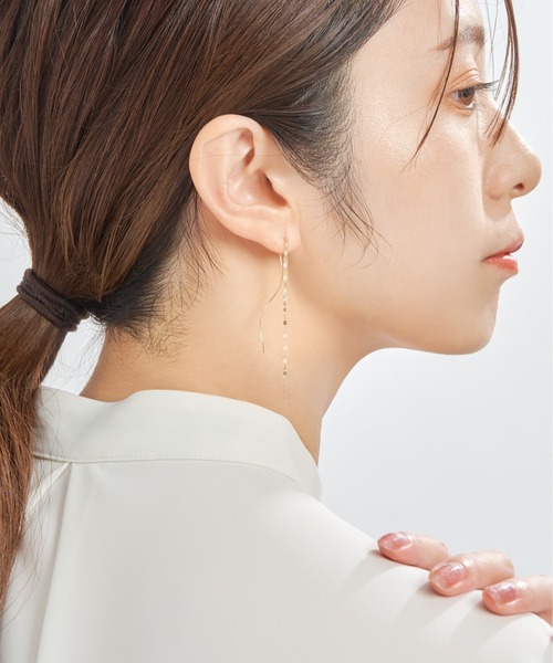 Jewel closet by L&Co. ピアス K10 フラワーエクレア ピアス