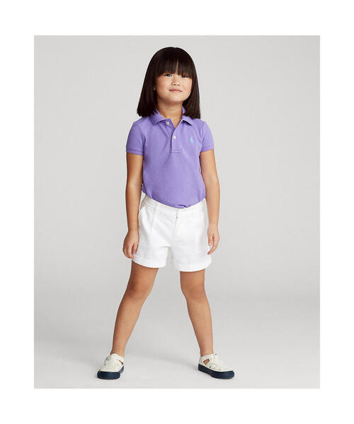 ラルフローレン ポロシャツ コットン メッシュ ポロシャツ キッズ 子供服 女の子