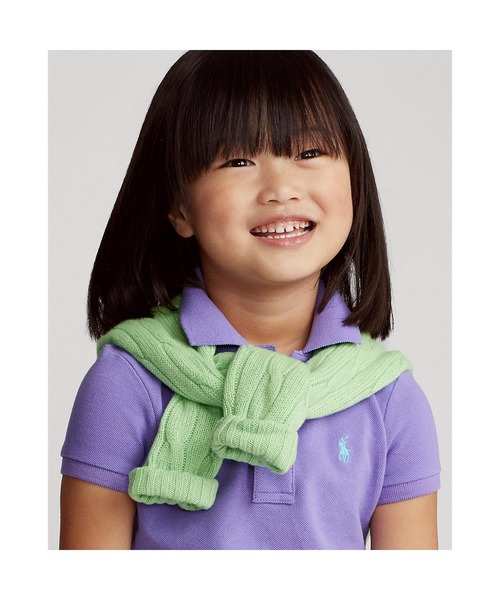 ラルフローレン ポロシャツ コットン メッシュ ポロシャツ キッズ 子供服 女の子