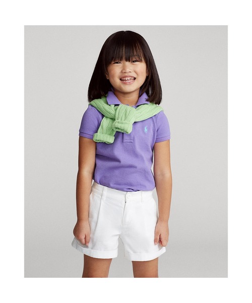 ラルフローレン ポロシャツ コットン メッシュ ポロシャツ キッズ 子供服 女の子