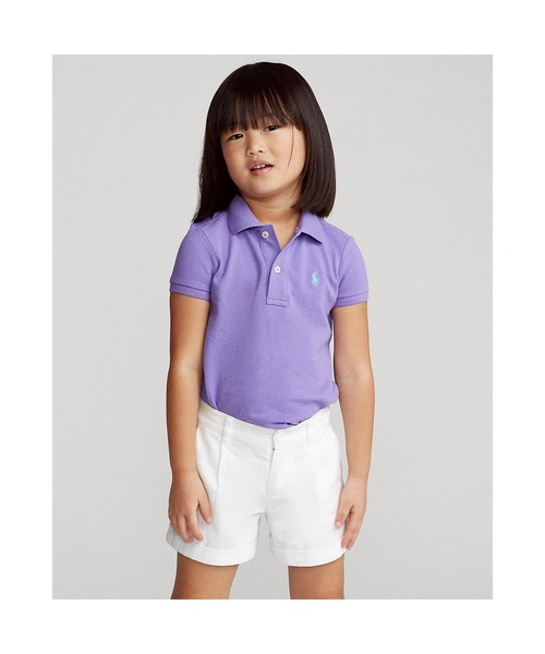 ラルフローレン ポロシャツ コットン メッシュ ポロシャツ キッズ 子供服 女の子