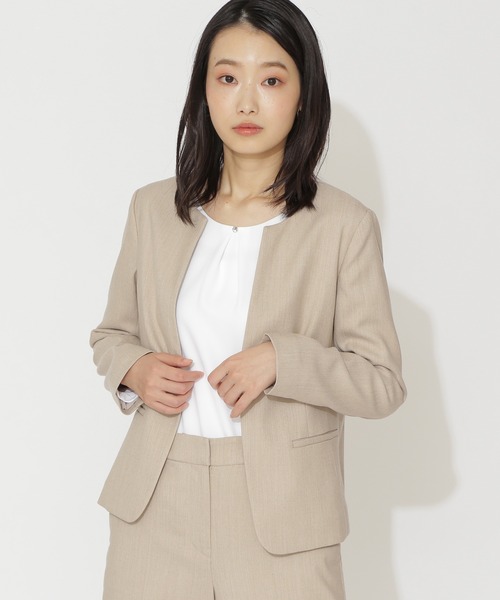 ジャケット ノーカラージャケット フローラツイルsetup ジャケット Zozotown Paypayモール店 通販 Paypayモール