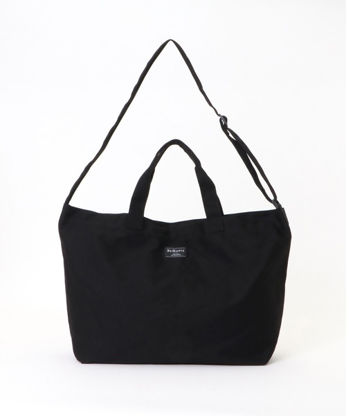 ikka トートバッグ キャンバス2WAYラージショルダー メンズ