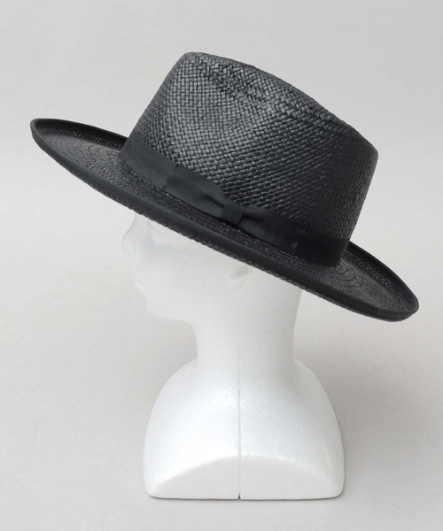 ReqHatter 帽子 ハット ペーパー エッジアップ ロングブリム