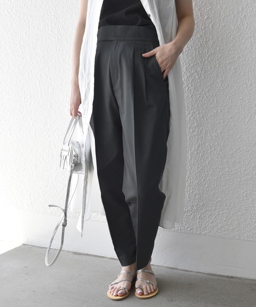 SHIPS.me パンツ 「ZOZO限定」SHIPS.me:ツイル スリム テーパード