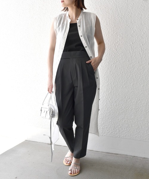 SHIPS.me パンツ 「ZOZO限定」SHIPS.me:ツイル スリム テーパード