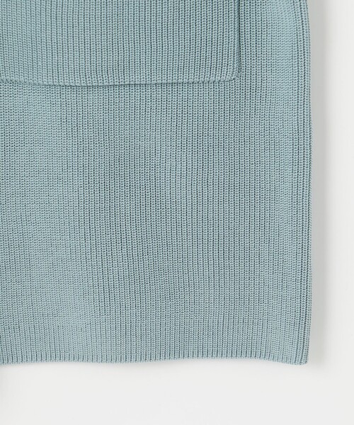 カーディガン 「洗える」ORGANIC GASS COTTON キーネック