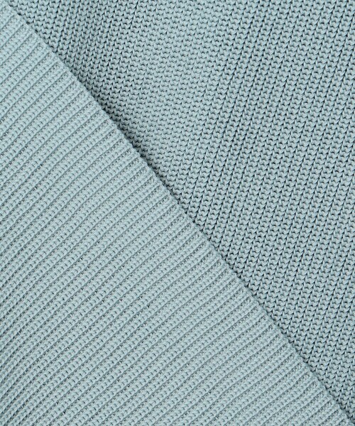 カーディガン 「洗える」ORGANIC GASS COTTON キーネック レディース