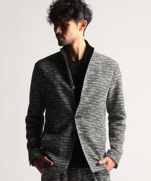 NICOLE CLUB FOR MEN コート ジャケット ファンシージャージ