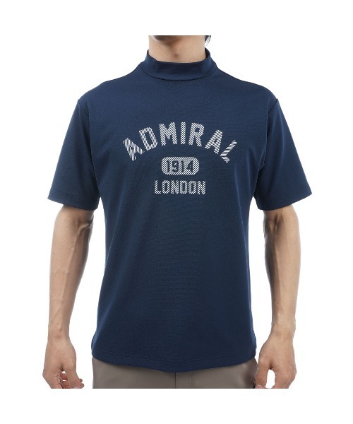 Admiral Golf（アドミラルゴルフ） tシャツ アーチロゴ モックシャツ
