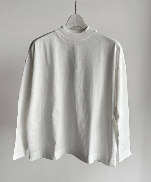 tシャツ SF:vent blanc  ヴァンブラン天竺モクネックロンTEE レディース vent blanc tシャツ SF:vent ヴァンブラン天竺モクネックロンTEE