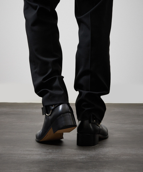 PADRONE ブーツ パドローネ / BL SIDE ZIP RING BOOTS サイド