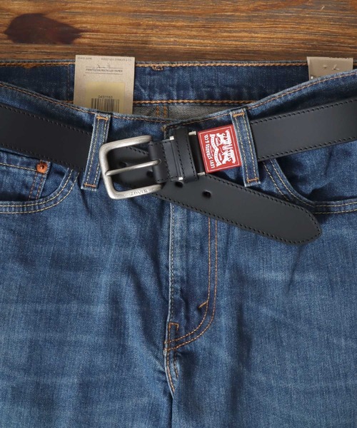 Levi's ベルト Levi's/リーバイス 35mm 本革 ステッチ 帆型