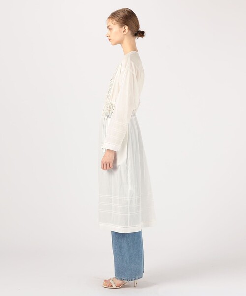 【新品】【F】ne Quittez pas 別注 2WAYガウン ワンピース NE QUITTEZ PAS! ワンピース ne Quittez pas コットンレース
