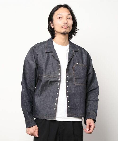 Jieda」 デニムジャケット 1 インディゴブルー メンズ : 83541902 