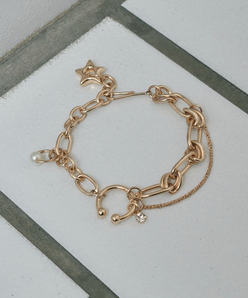 GOLDY（ゴールディ） ブレスレット アッセンブル スター チャーム