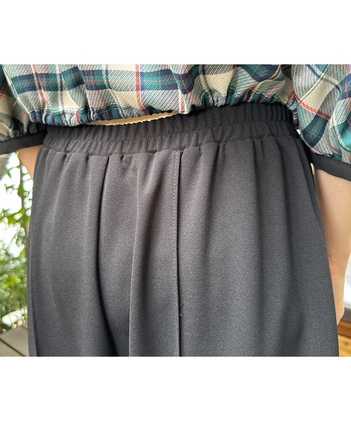 スラックス パンツ 「ZOZO別注」AVIEジャージーラインイージーパンツ レディース_15
