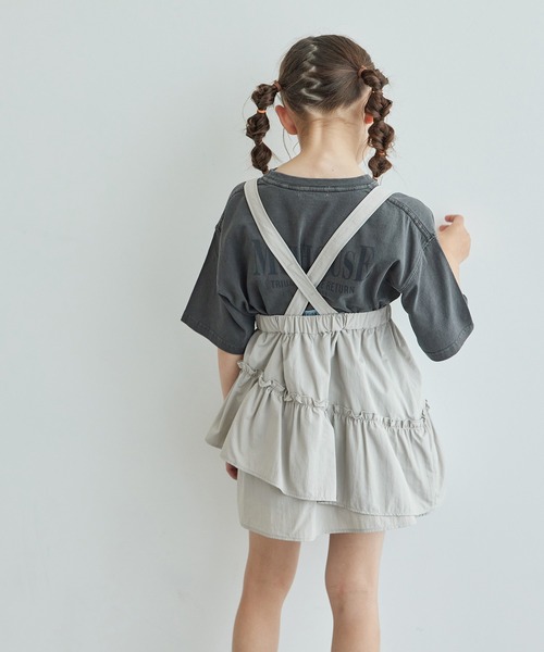 タグ付き　カーディガン　スカート　セット　130 りす　りんご ROPE' PICNIC（ロペ ピクニック） スカート 「KIDS」サス付き