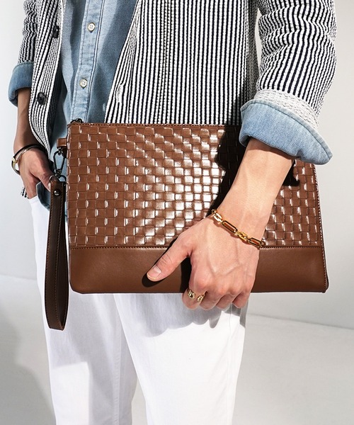 SOMEDIFF（サムディフ） クラッチバッグ イントレチャートクラッチ