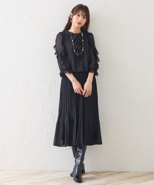 ローズティアラ（Rose Tiara）/【セットアップ対応】プリーツスカート Rose Tiara（ローズティアラ） スカート 「セットアップ可」消し