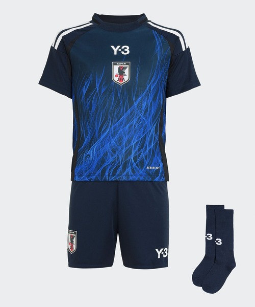 00s adidas アディダス　ゲームtシャツ　サッカーt ボーダー　青 90s 00s adidas ゲームシャツ Vネック Tシャツ 半袖 古着