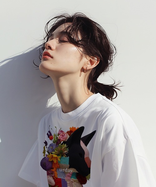 tシャツ urday / trompe l'oeil / フォトTシャツ レディース メンズ