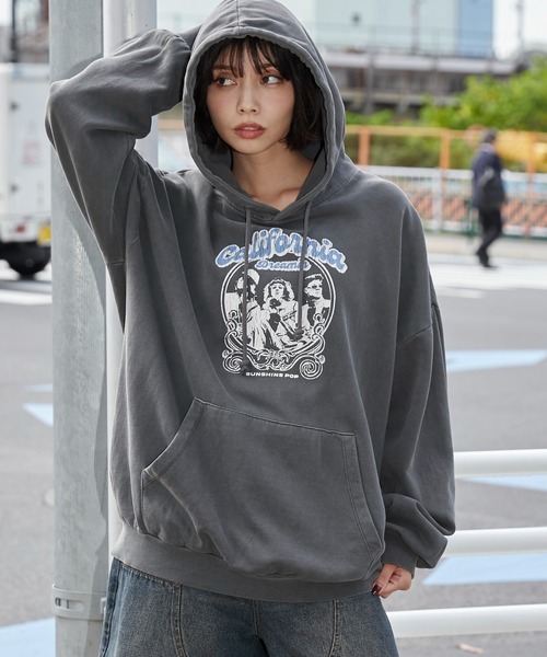 パーカー WEGO/ピグメントグラフィックプルパーカー メンズ レディース | WEGO | 02