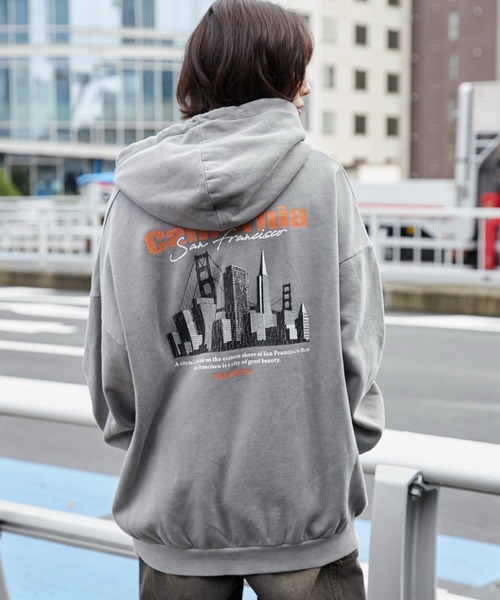 パーカー WEGO/ピグメントグラフィックプルパーカー メンズ レディース | WEGO | 04
