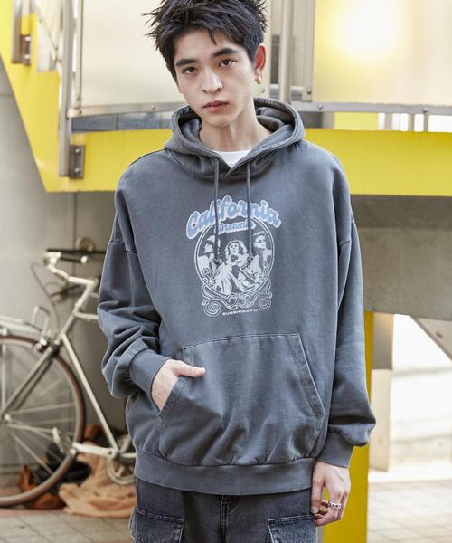 パーカー WEGO/ピグメントグラフィックプルパーカー メンズ レディース | WEGO | 23
