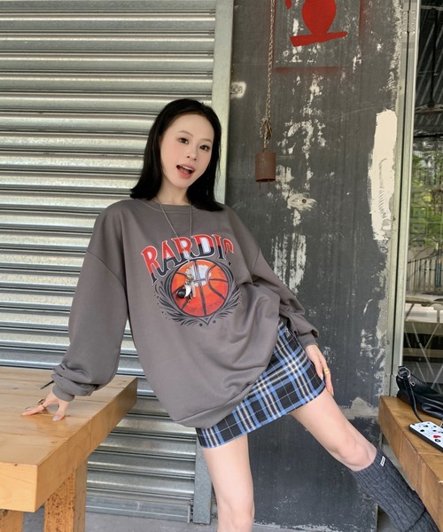 DEVICE トレーナー スウェット オーバーサイズ プルオーバー