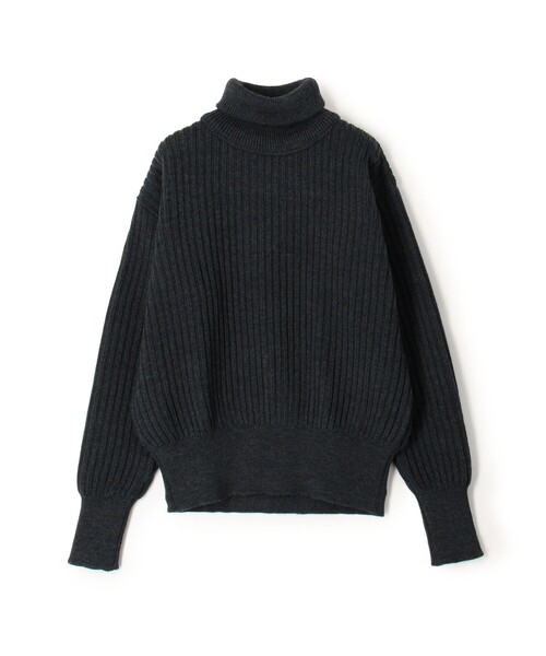 SUPERFINEWOOL RIBKNIT V NECK オーラリー - レディース