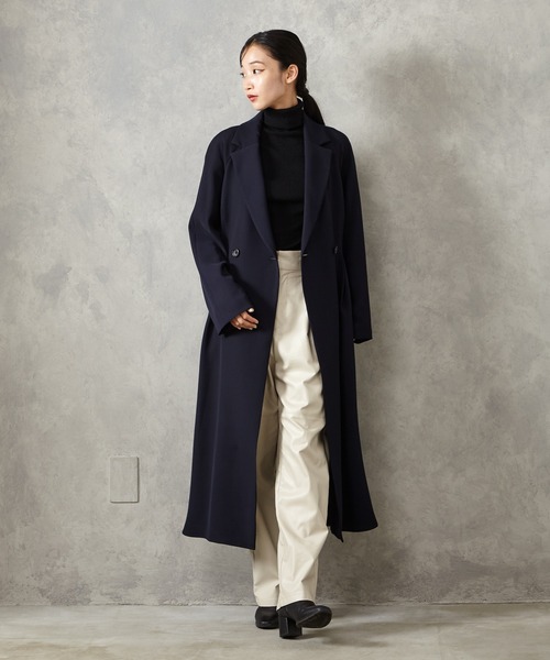 AIMER（エメ） トレンチコート コート スムージーサテンテーラード