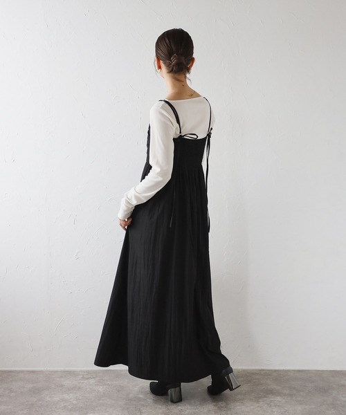 Bonjour Sagan tシャツ 前後2WAYシアーベロアトップス