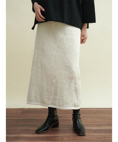 FIKA.（フィーカ） スカート Low gauge knit skirt : ZOZOTOWN Yahoo