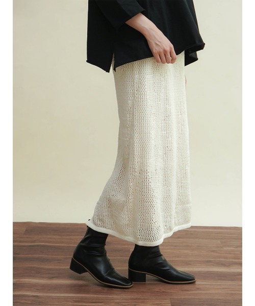 FIKA.（フィーカ） スカート Low gauge knit skirt : ZOZOTOWN Yahoo