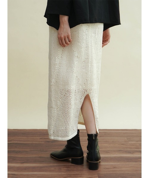 FIKA.（フィーカ） スカート Low gauge knit skirt : ZOZOTOWN Yahoo