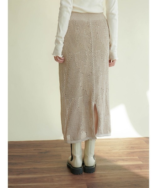 FIKA.（フィーカ） スカート Low gauge knit skirt : ZOZOTOWN Yahoo