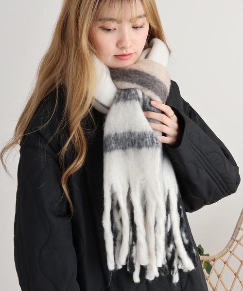 FUNALIVE（ファンアライブ） マフラー ふんわりボリュームマフラー