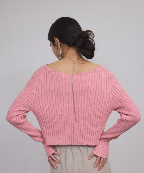【新品タグ付】ローシルクリブニット2wayカーディガン/ウォッシャブルシルク ローシルクリブニット2wayカーディガン/ウォッシャブルシルク