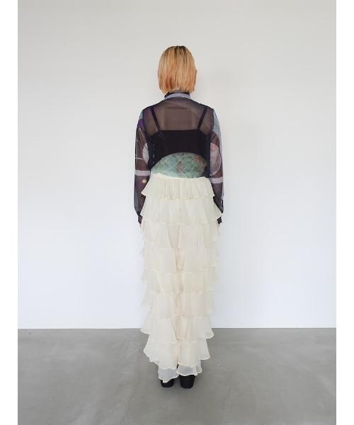 sahara（サハラ） tシャツ High Neck Sheer Top Astronomy /ハイネック
