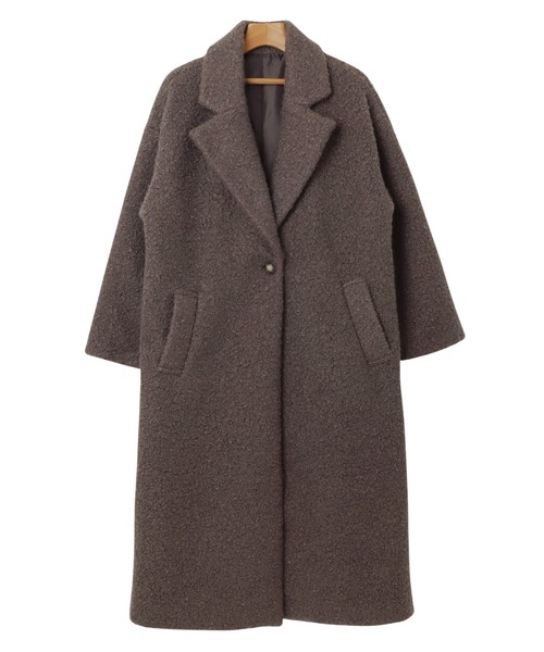 「andme」 チェスターコート M ライトベージュ レディース_画像3