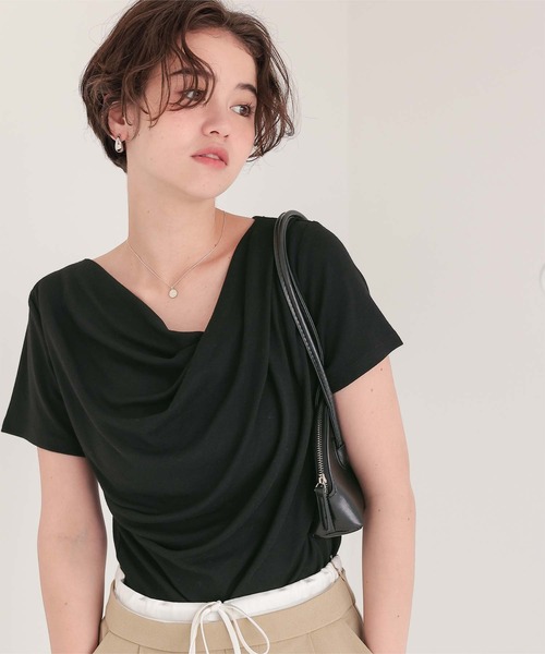 お気にいる titivate tシャツ オフショルダーハーフスリーブTシャツ トップス