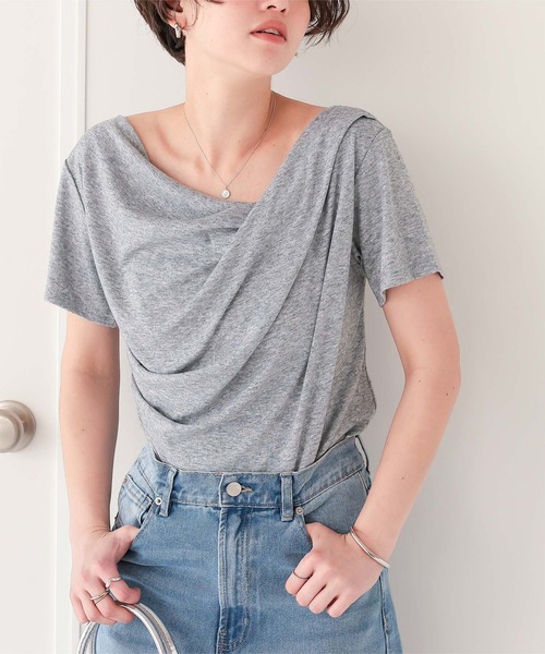 titivate（ティティベイト） tシャツ 半袖 オフショルダーハーフ