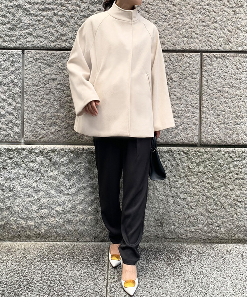 「JUNOAH」 ジャケット MEDIUM アイボリー レディース_画像4