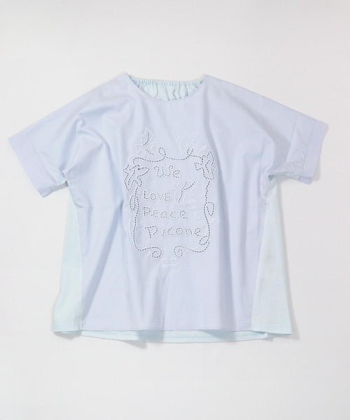 STUDIO PICONE（スタジオピッコーネ） tシャツ 半袖 カットワーク刺繍 