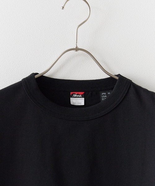 テンダーロイン ナンバーワン ロングスリーブTシャツ NANGA/ナンガ] ワンポイントボックスロゴ ロングスリーブTシャツ