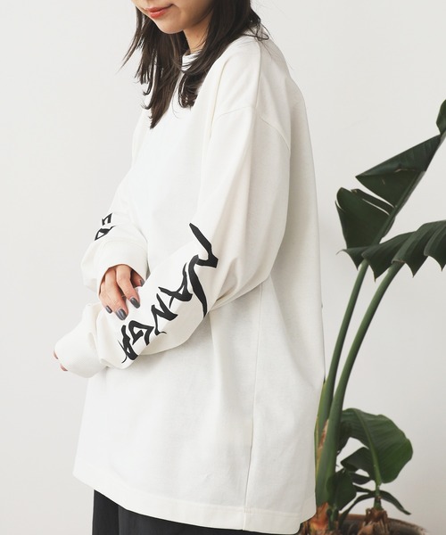 NANGA tシャツ NANGA/ナンガ ECOHYBRID SLV LOGO L/S TEE ロンT