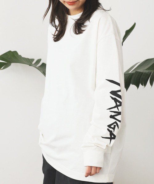 NANGA tシャツ NANGA/ナンガ ECOHYBRID SLV LOGO L/S TEE ロンT