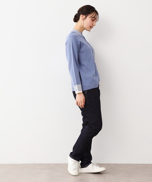 LAURA ASHLEY カーディガン 「WEB限定色！/日本製/ワンマイル
