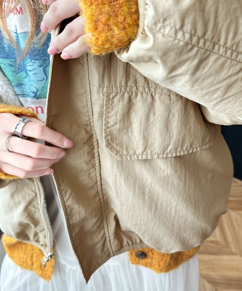 「Java」 ブルゾン MEDIUM ブラック レディース_画像3